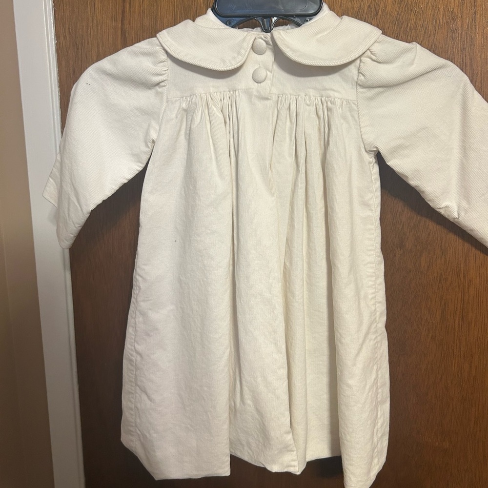 Chabre White, Corduroy, Girls Pea Coat  18Mths